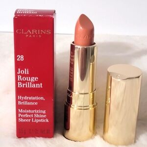 Clarins Joli Rouge Moisturizing Sheer Perfect Shine Lipstick - 28 Pink Praline